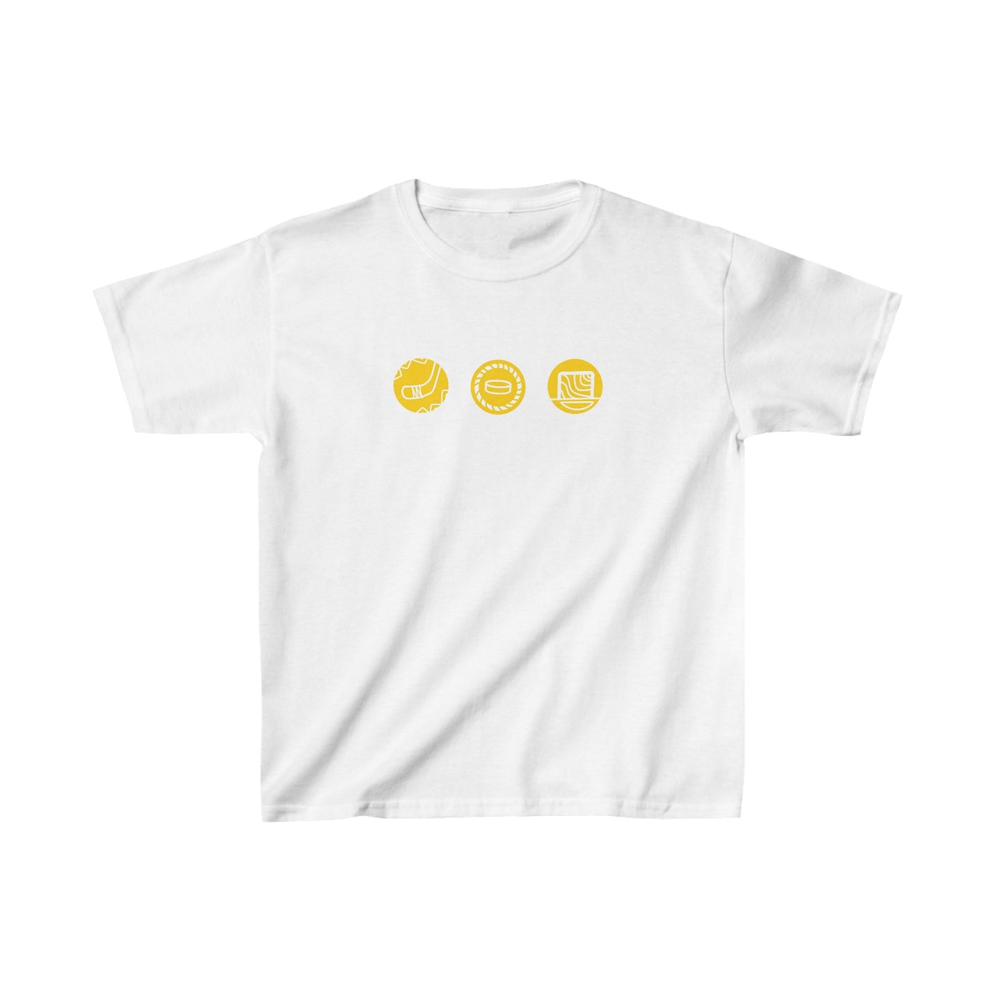 Basics Yellow - Kids Short Sleeve T-Shirt